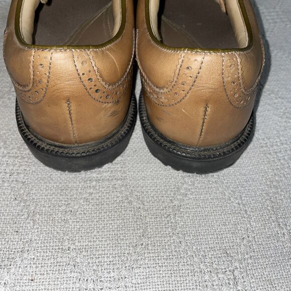 Footjoy Icon Men’s Golf Wingtip Shoes Size 10.5 M Brown Leather Outdoors Active - Picture 10 of 12